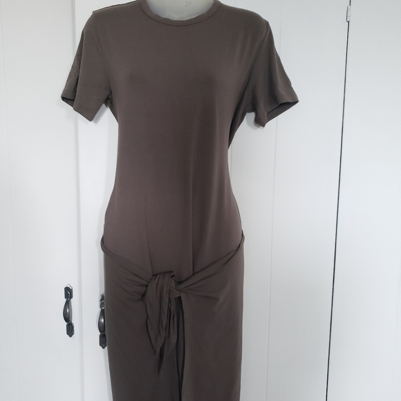 ARMY GREEN Wilfred free tie tshirt dress m - Picture 6 of 10